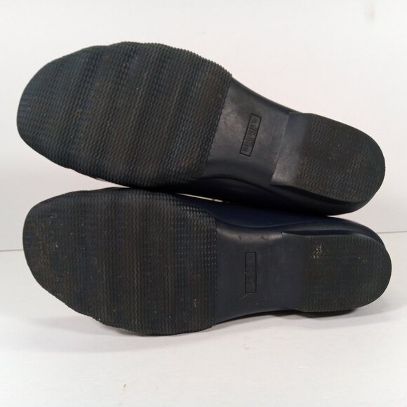 Sperry Duck Boots Women 11 Rain Blue Brown Side Zip STS98305 Outdoor - Picture 12 of 15